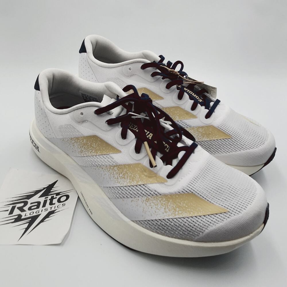 Mens Size 7 Adidas Sneakers Adizero Evo SL Low Top Georgia Tech Conavy JQ4577